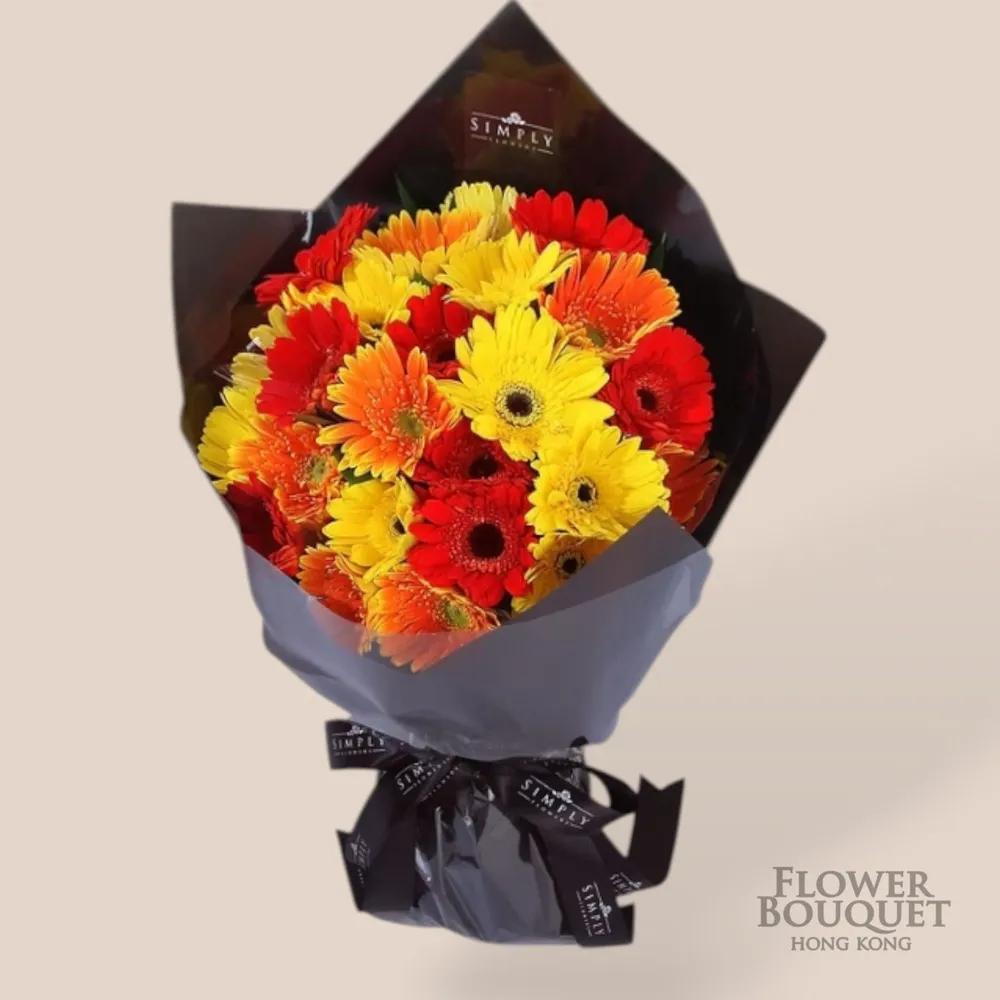混色太陽花 畢業花束 - 點擊查看商品詳情 混色太陽花 畢業花束 | 御花店